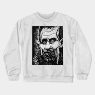 'salem's Lot - "Father Of Serpents" Kurt Barlow portrait (original) Crewneck Sweatshirt